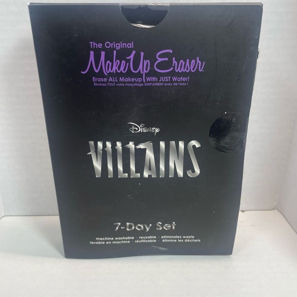 Brand New Disney Villains Makeup Eraser Minis 7 Day Set